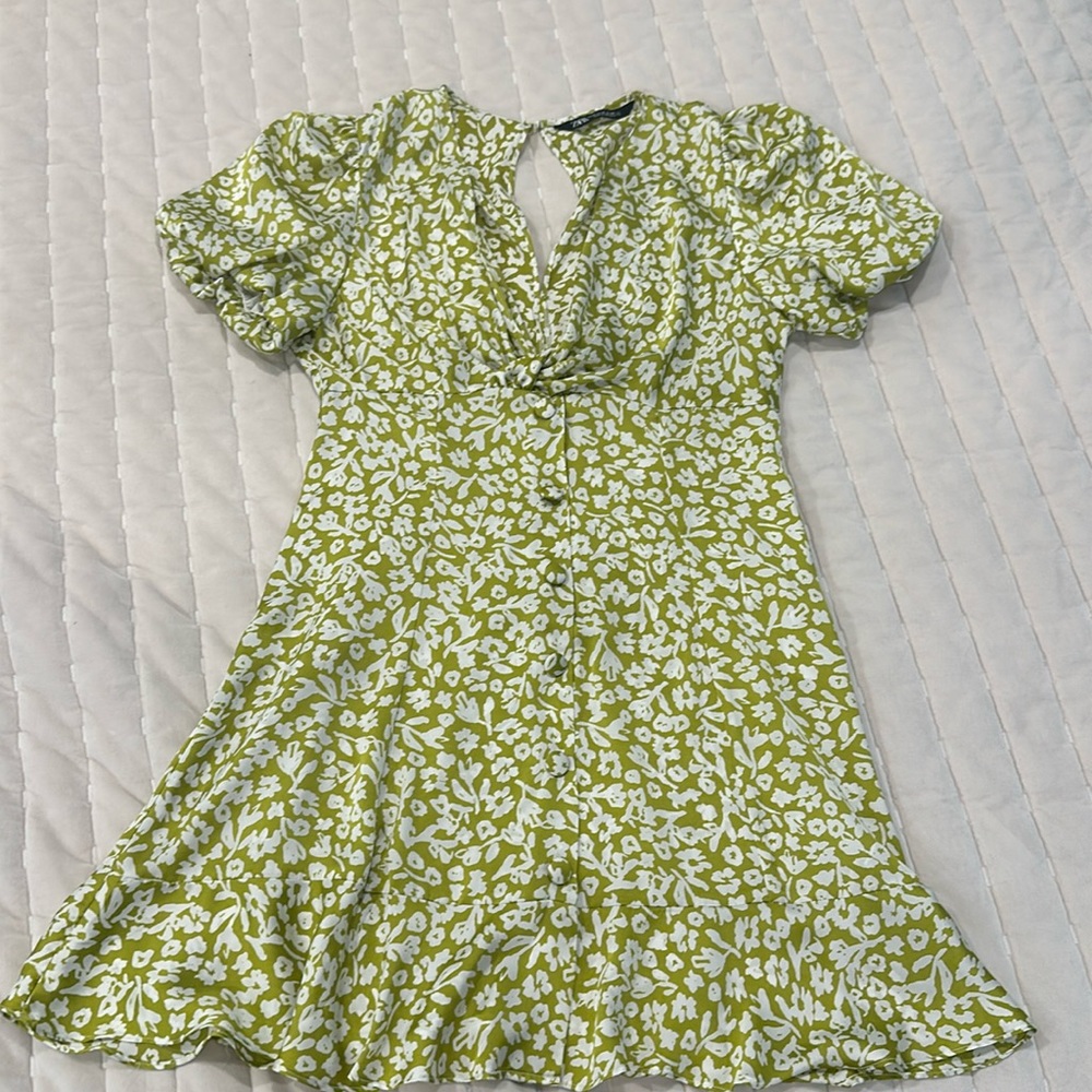 Zara silk mini dresss